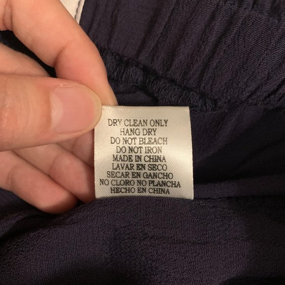 Shellsea High Waisted Front Tie Blue Shorts - Picture 6 of 6